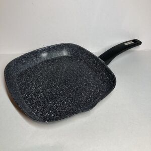 Michelangelo 12 inch Square Grill Pan Non Stick Stone Made Steak Pan